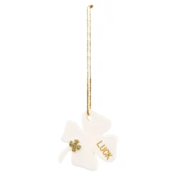 New Anhanger Keramik Kleeblatt Ca.5Cm Pendentifs & Guirlandes