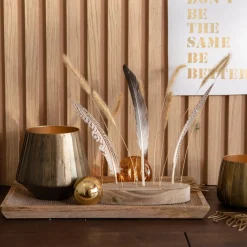 Cheap Barre Décorative Avec Fleurs Sechees Idées De Cadeaux