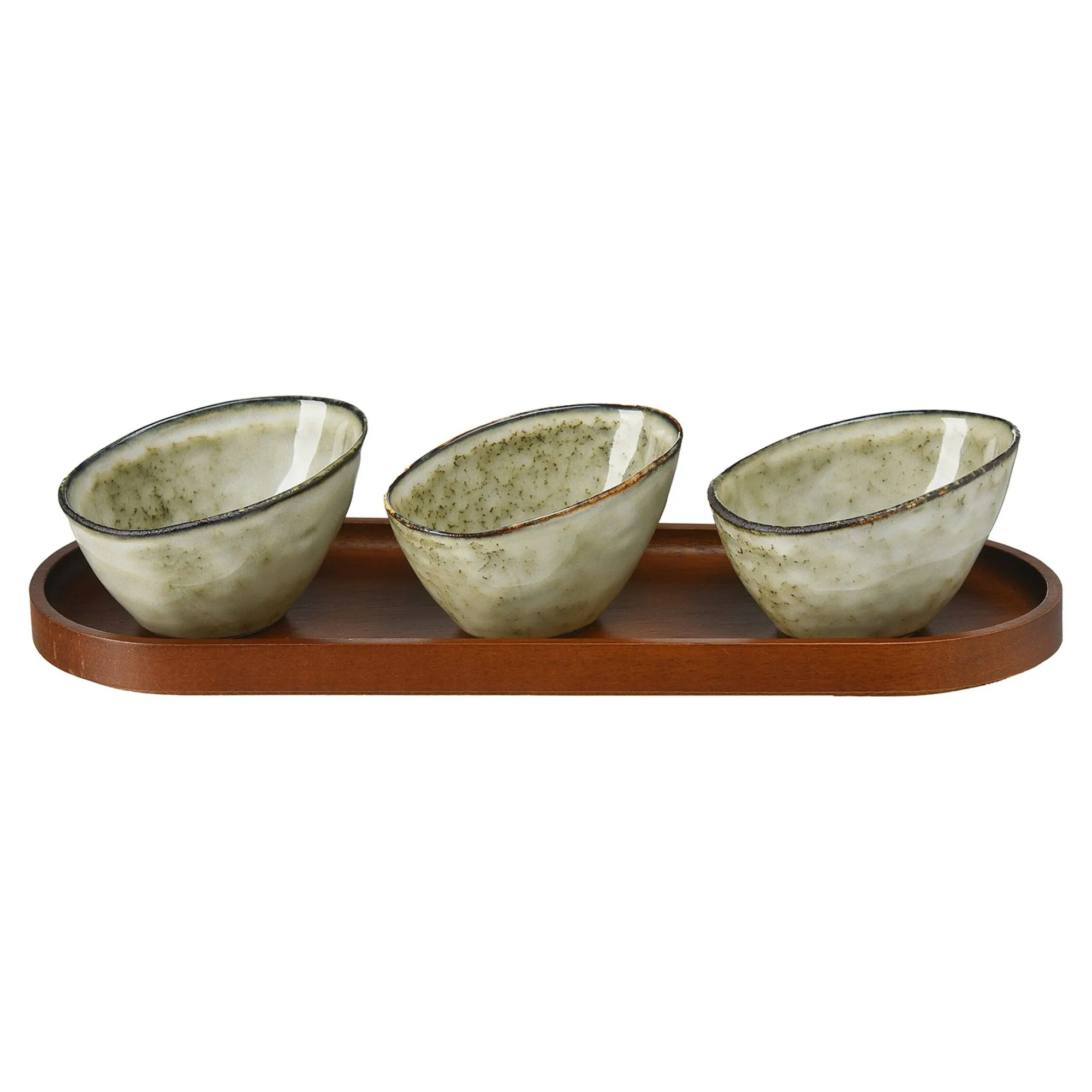 Clearance Bols A Dips Riva Avec Plateau Vaisselle