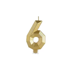 Outlet Bougie D'Anniversaire Chiffre 6 Bougies