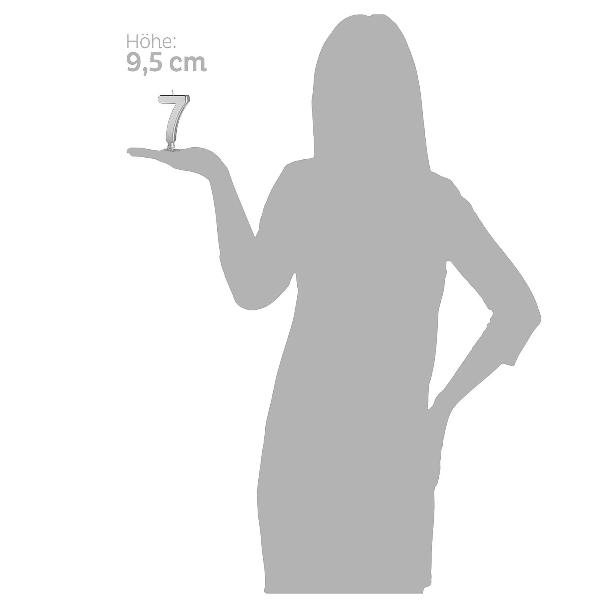 Fashion Bougie D'Anniversaire Chiffre 7 Bougies