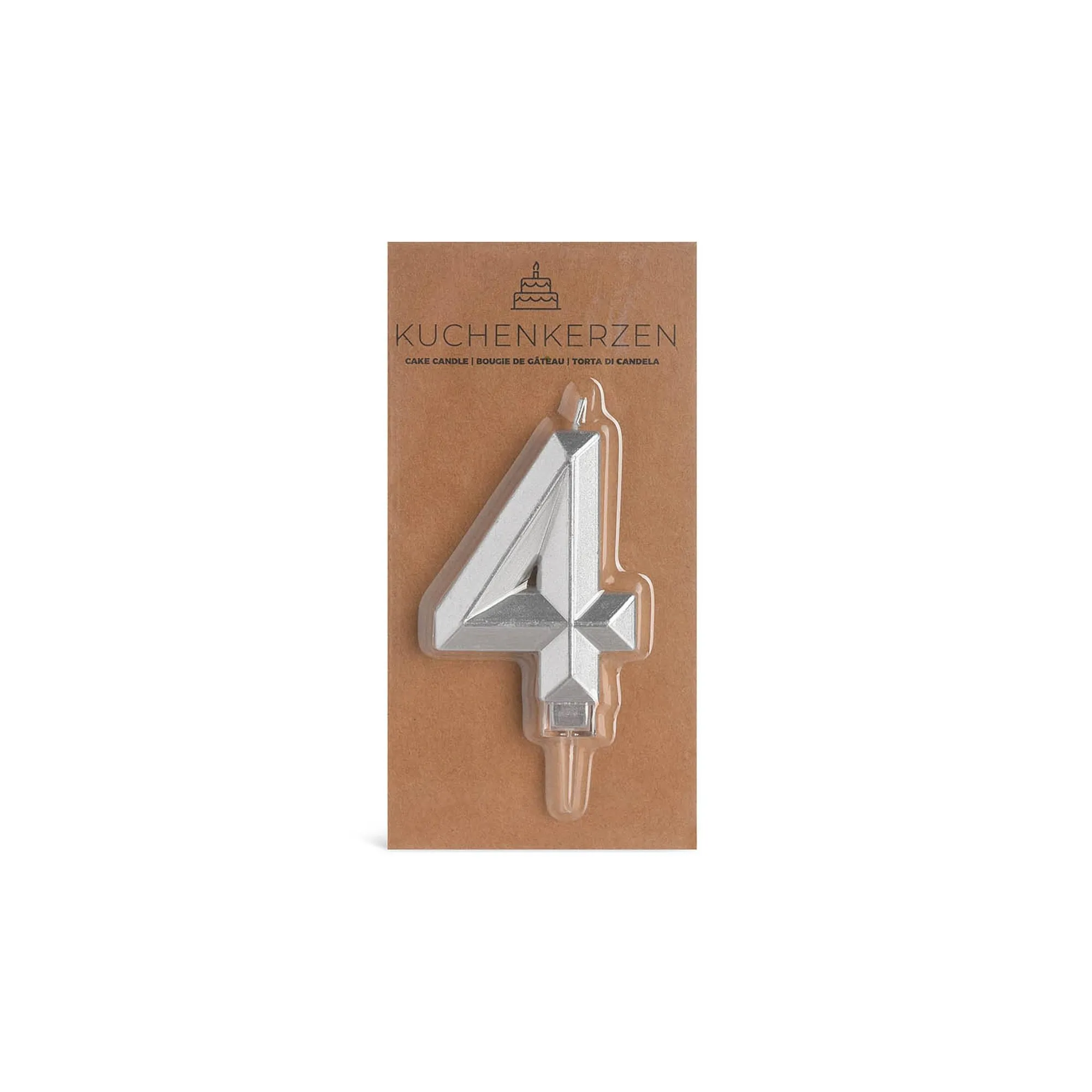 Store Bougie Gateau Numero 4 Bougies