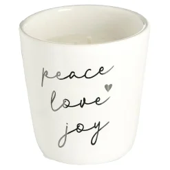 Discount Bougie Parfumee Peace Love Joy Idées De Cadeaux