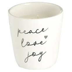 Discount Bougie Parfumee Peace Love Joy Idées De Cadeaux