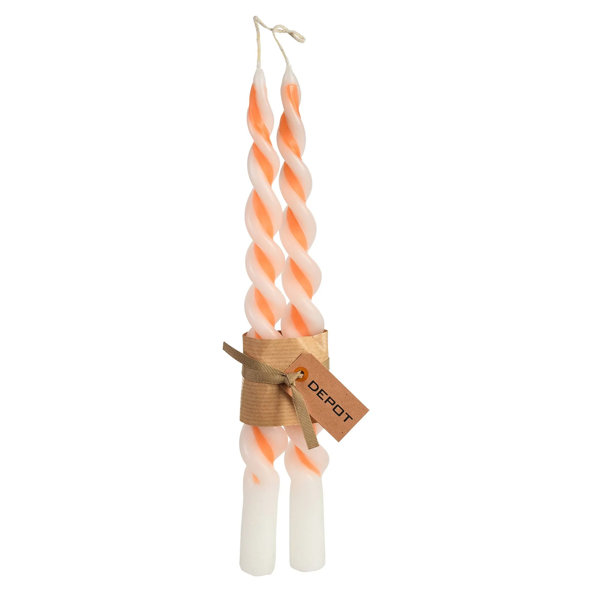 Cheap Bougies Pointues Two Tone, Torsadees Bougies