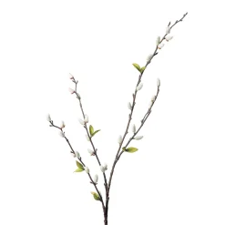 Store Branche Artistique Chaton De Palmier Avec Feuilles Fleurs Individuelles