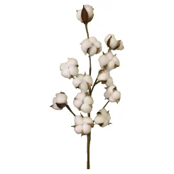 Hot Branche Artistique En Coton Fleurs Individuelles
