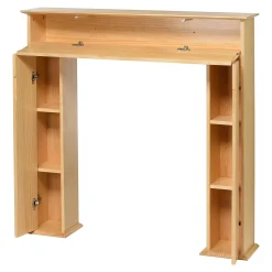 Outlet Console De Cheminee Toni Avec Espace De Rangement Consoles