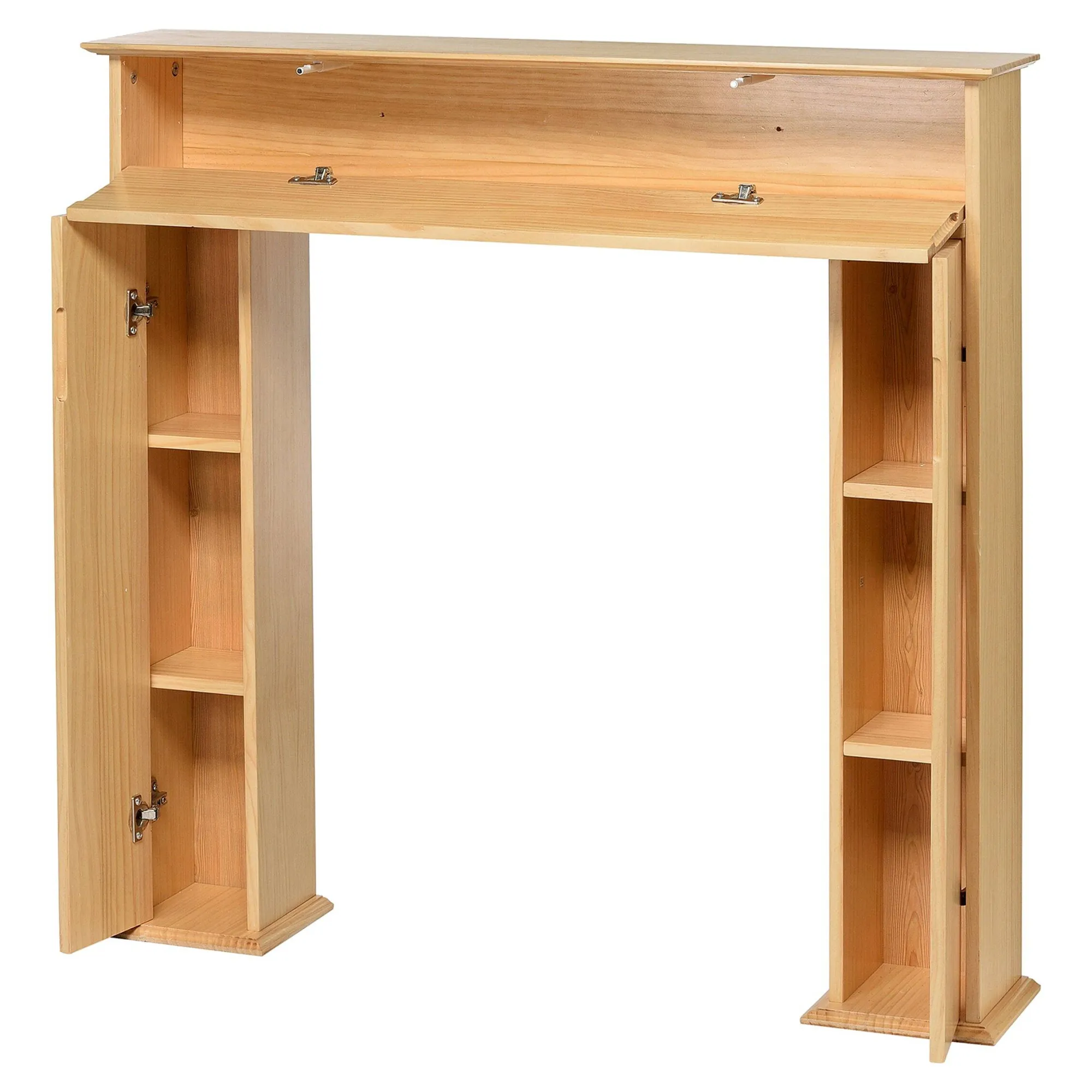 Outlet Console De Cheminee Toni Avec Espace De Rangement Consoles