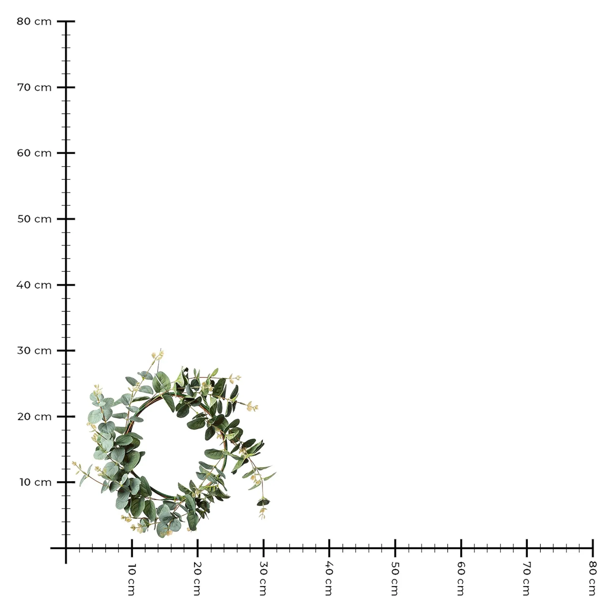 Store Couronne Artificielle Eucalyptus Couronnes