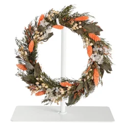 Flash Sale Couronne De Fleurs Sechees Estelle Avec Porte-Couronne Idées De Cadeaux