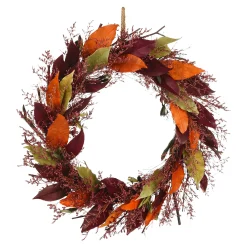 Online Couronne De Fleurs Sechees Leaves Couronnes