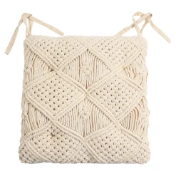 Clearance Coussin D'Assise En Macrame Square Coussins