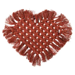 Flash Sale Dessous De Verre Macrame Coeur Idées De Cadeaux