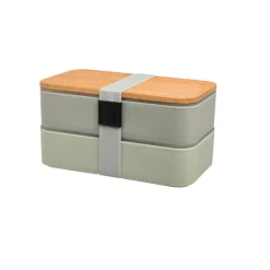Sale Double Boite A Lunch Avec Couverts Reutilisables Idées De Cadeaux