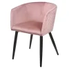 Hot Fauteuil En Velours Anabell Chaises
