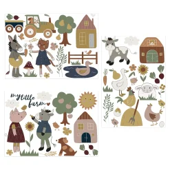 Cheap Feuilles De Stickers Muraux Little Farm Décoration Murale