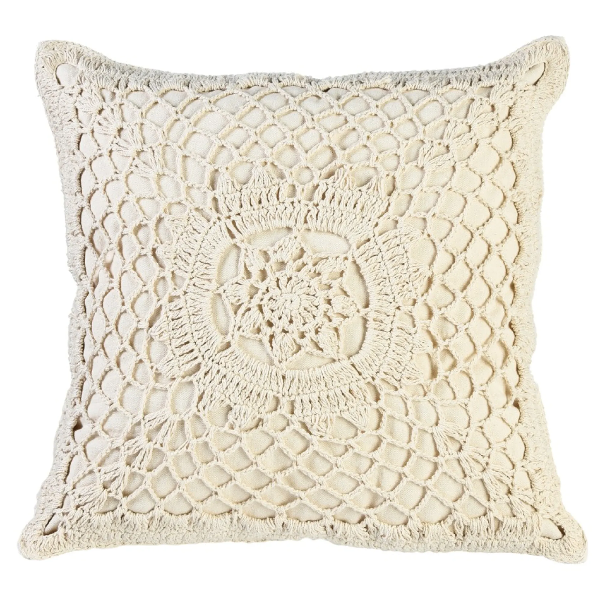 Cheap Housse De Coussin Crochet Flower Idées De Cadeaux