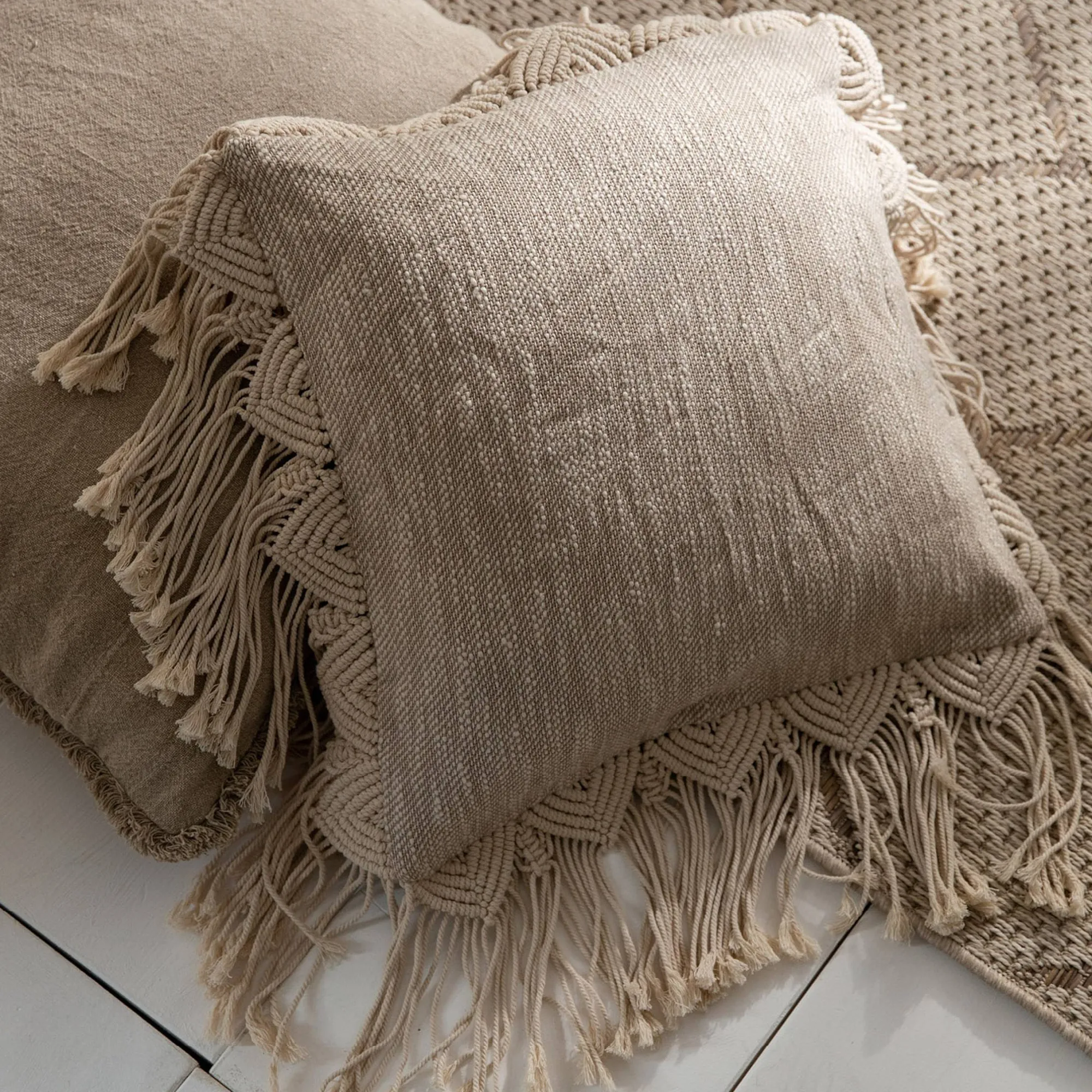 Clearance Housse De Coussin En Macrame Coussins