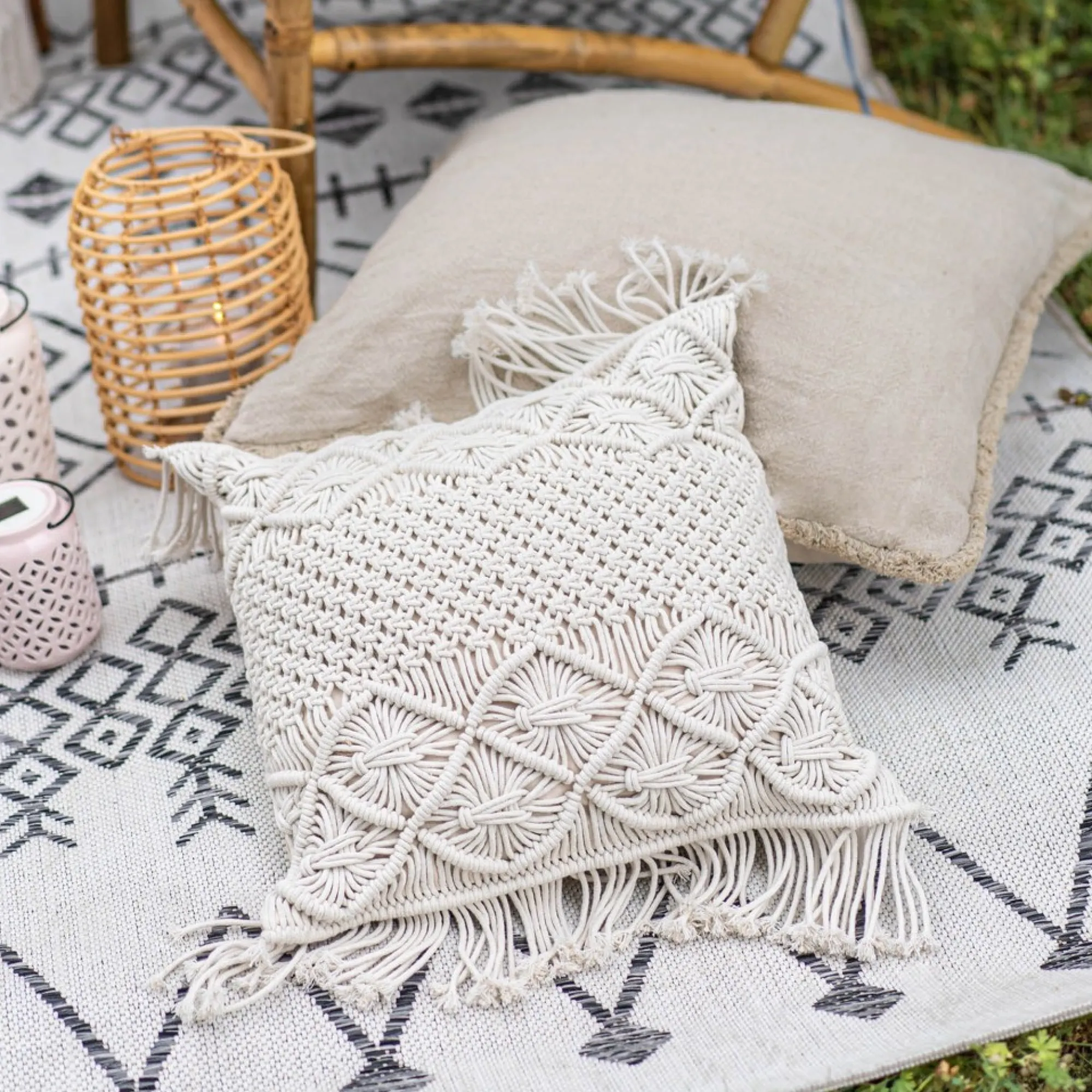 Cheap Housse De Coussin En Macrame Idées De Cadeaux