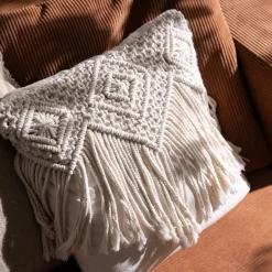 Shop Housse De Coussin En Macrame Luna Idées De Cadeaux