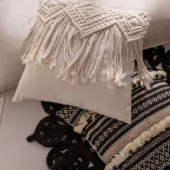 Shop Housse De Coussin En Macrame Luna Idées De Cadeaux