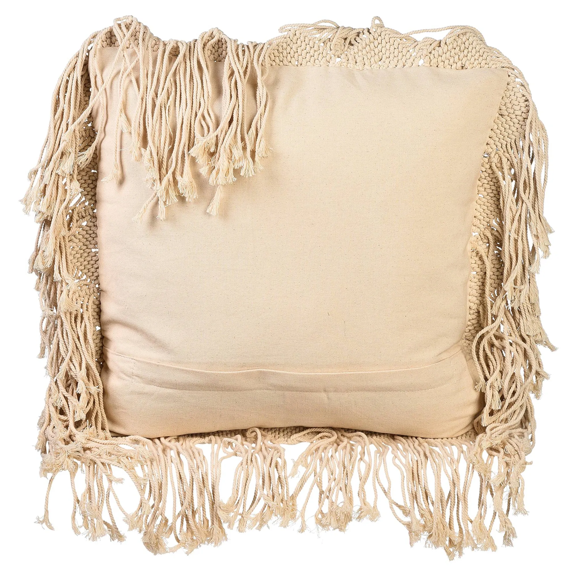 Fashion Housse De Coussin En Macrame Stripe Coussins