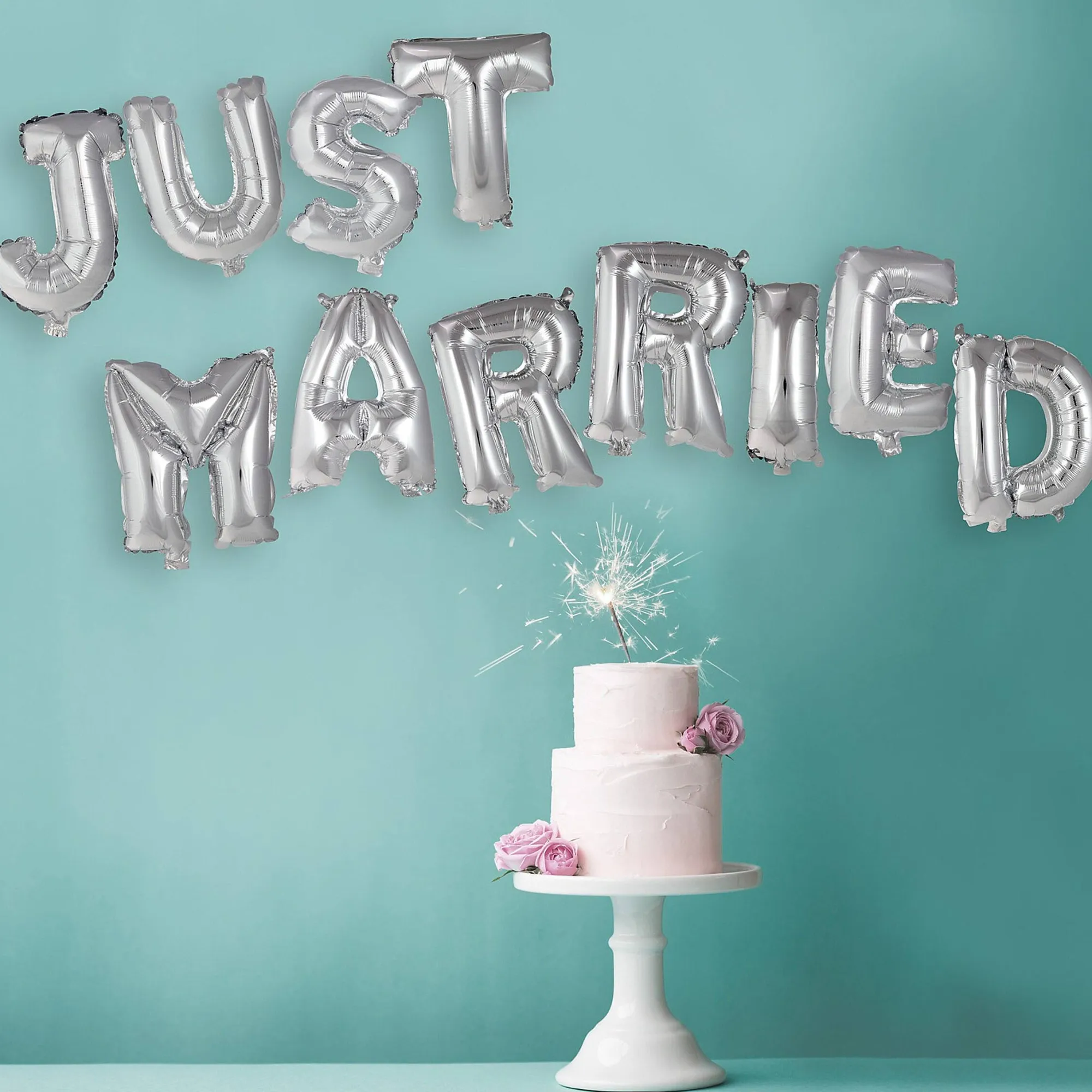 Best Sale Lot De Ballons Metallises Just Married Ballons