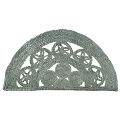 Hot Paillasson En Jute Flower Salle De Bain