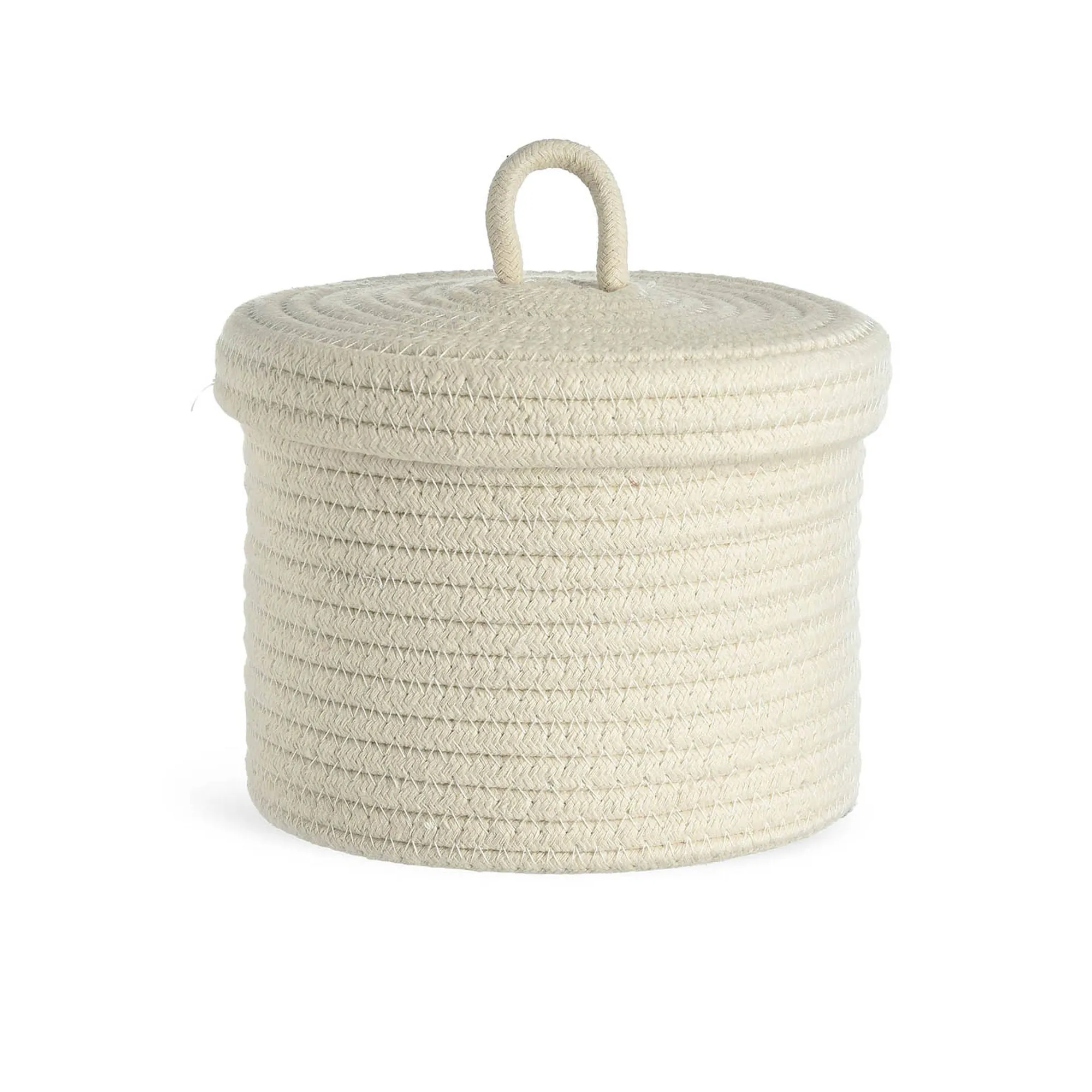 Online Panier De Rangement Corde Avec Couvercle Rangement
