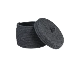 Clearance Panier De Rangement Corde Avec Couvercle Rangement