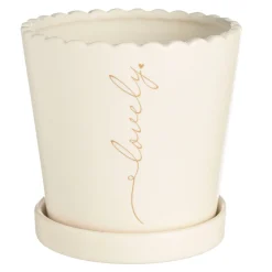 Fashion Pot De Fleurs Avec Soucoupe Idées De Cadeaux