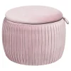 Cheap Pouf En Velours Agnes Avec Espace De Rangement Idées De Cadeaux
