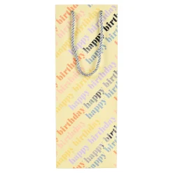 Cheap Sac A Bouteilles Happy Birthday Sacs Cadeaux