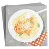 New Serviettes De Table Pasta Serviettes En Papier