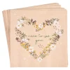 Cheap Serviettes Lilly Coeur Serviettes En Papier
