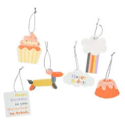 Best Set De Pendentifs Décoratifs Happy Birthday Étiquettes Cadeaux
