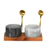 Cheap Set De Pots A Epices Marble Idées De Cadeaux