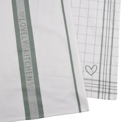 Flash Sale Set De Torchons Kitchen Love Torchons De Cuisine Et De Vaisselle