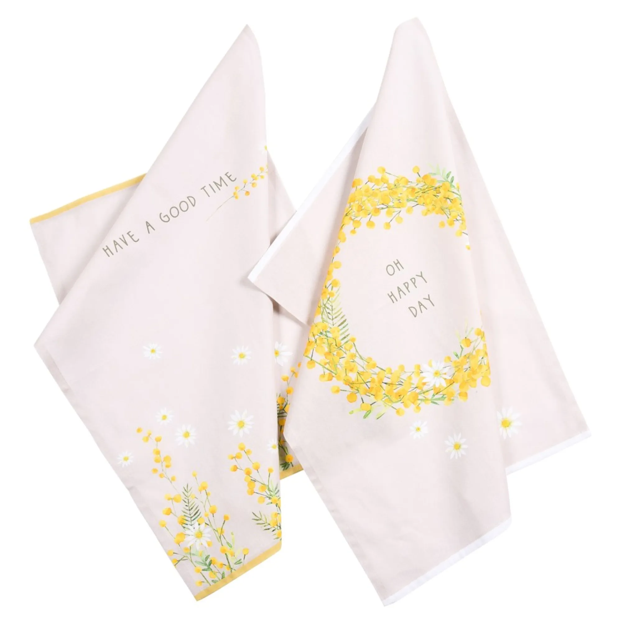 Store Set De Torchons Mimosa Idées De Cadeaux
