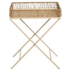 Discount Table D'Appoint A Plateaux Raffia Tables D'Appoint & Tables Basses