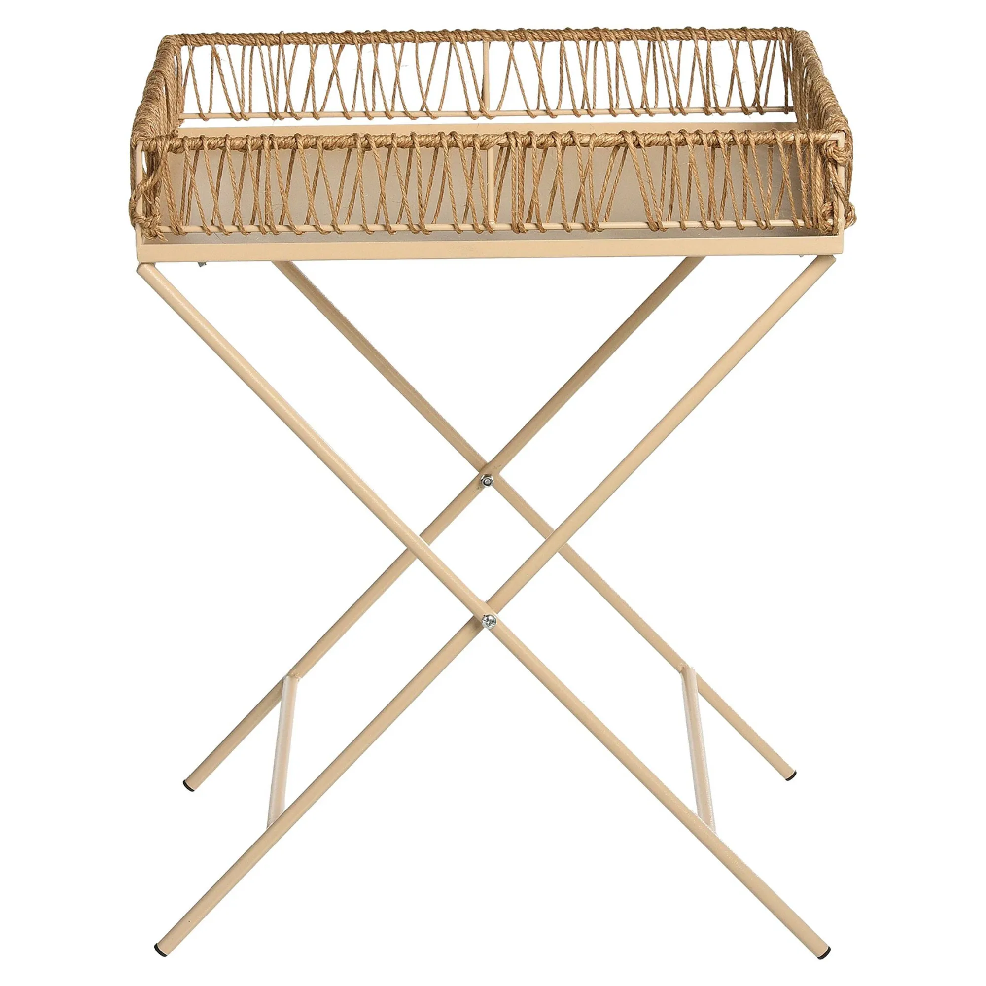 Discount Table D'Appoint A Plateaux Raffia Tables D'Appoint & Tables Basses