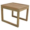 Outlet Table D'Appoint D'Exterieur Joe En Teck Meubles De Jardin & De Balcon