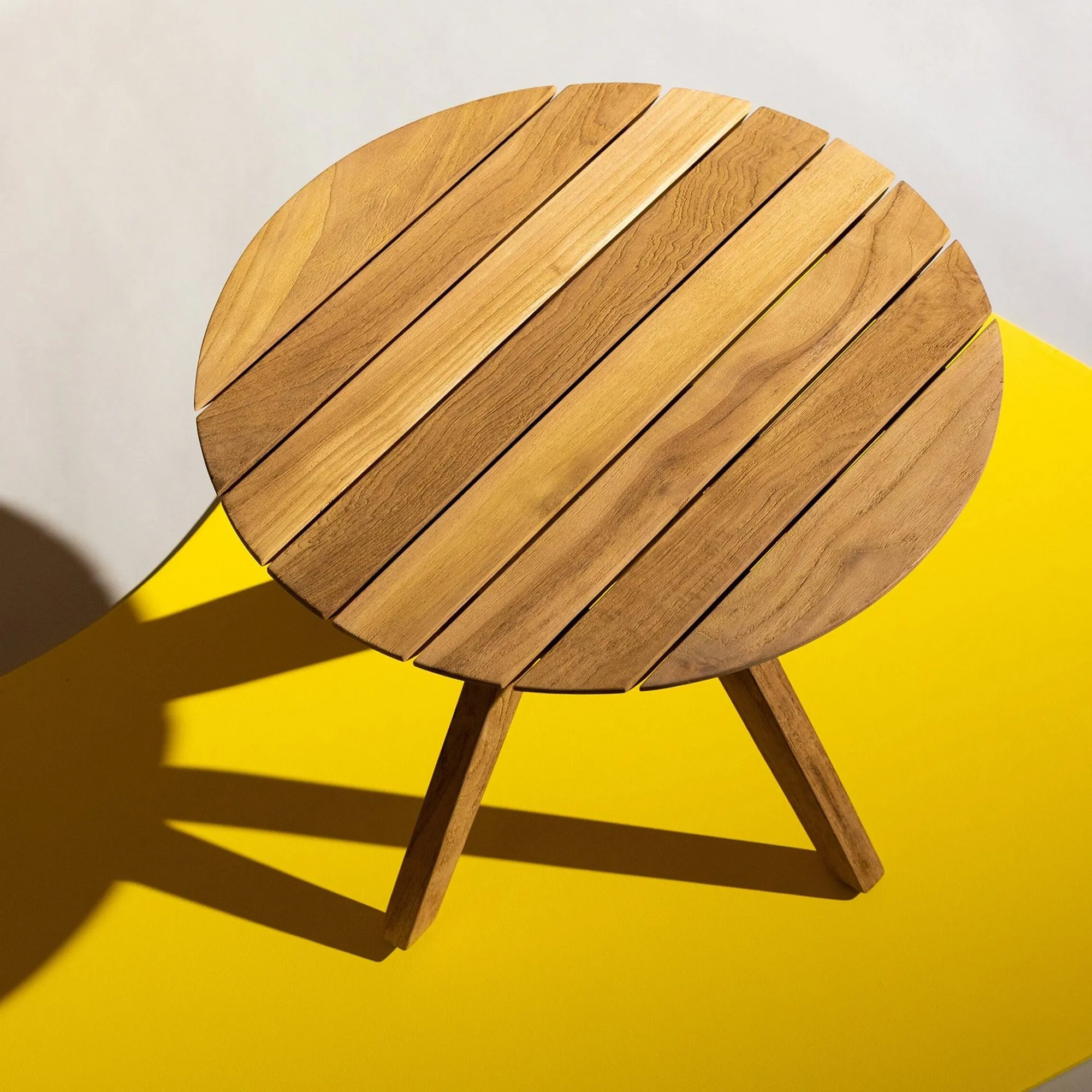 Discount Table D'Appoint D'Exterieur Mila En Teck Meubles De Jardin & De Balcon