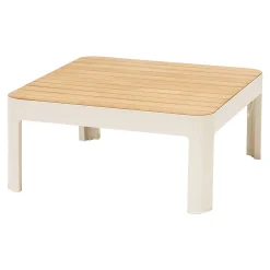 New Table De Salon D'Exterieur Sara En Teck Meubles De Jardin & De Balcon