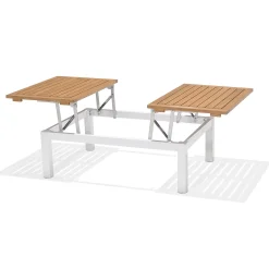 Flash Sale Table Lounge D'Exterieur Rica, Reglable Meubles De Jardin & De Balcon