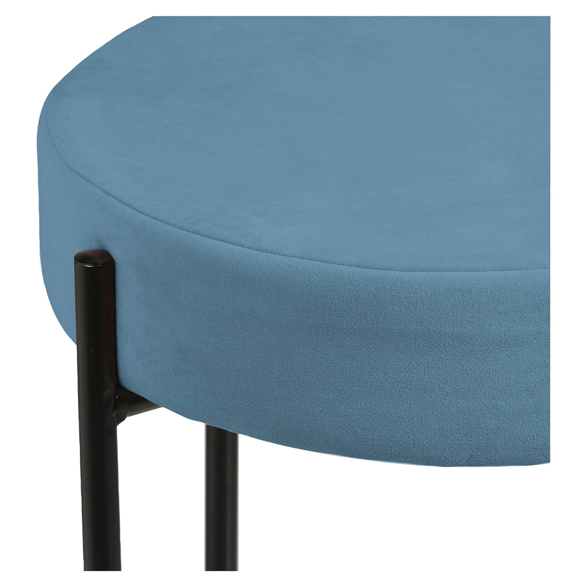 New Tabouret En Velours Ilka Poufs & Tabourets