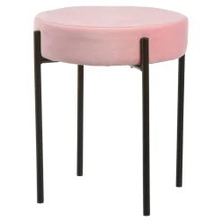 Store Tabouret En Velours Ilka Poufs & Tabourets