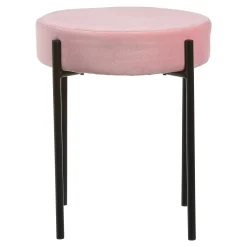 Store Tabouret En Velours Ilka Poufs & Tabourets