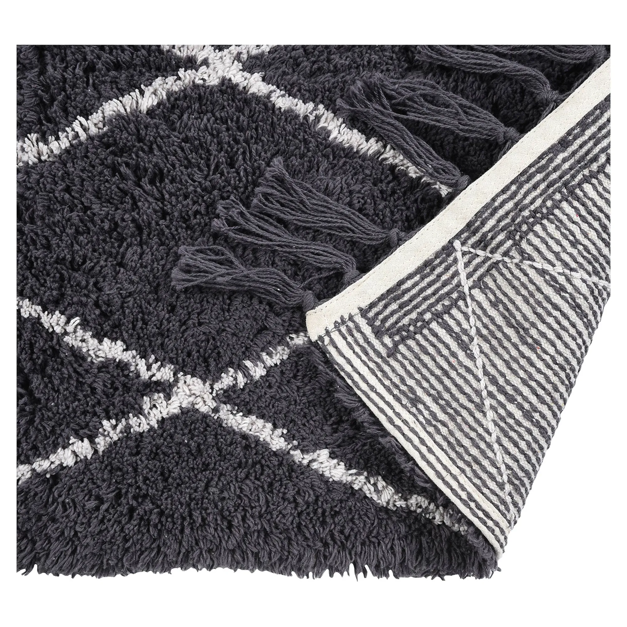 New Tapis De Bain Fringes Salle De Bain